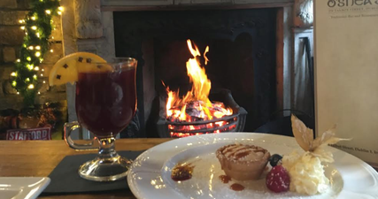 A city centre bar is offering free mulled wine and mince pies every Friday in December