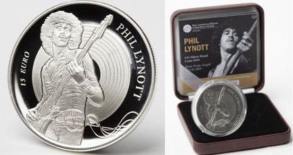 €15 silver coin unveiled by Central Bank in tribute to Phil Lynott