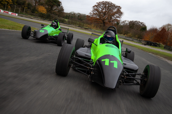 You can sit in an F1-style car off Grafton Street until Christmas Eve