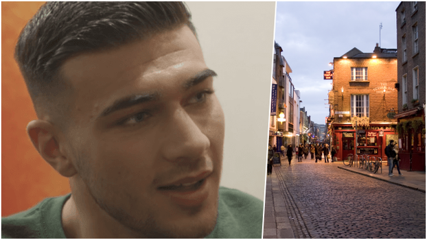 Tommy Fury in Dublin