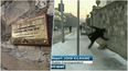 Plaque erected to commemorate guy who slipped on the ice on RTE News