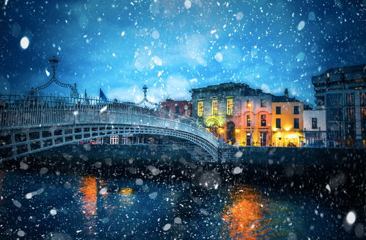 Snow in Dublin