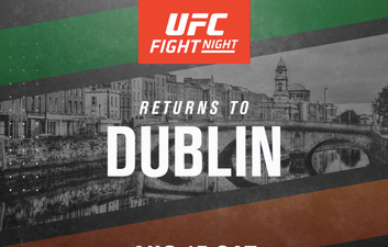 UFC returning to Dublin after almost five years