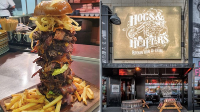 A Dublin pub has launched an intense ‘Man v Burger’ eating challenge