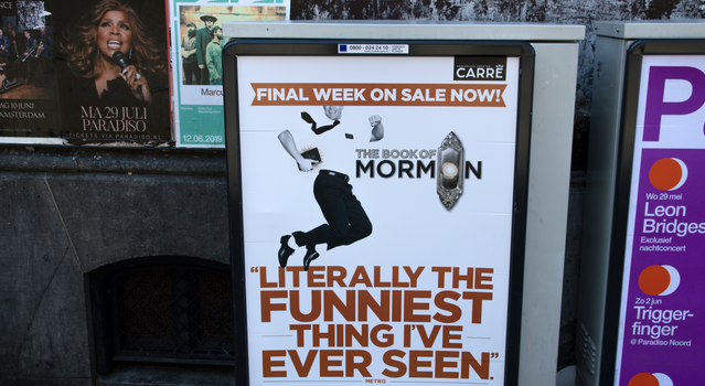 Book of Mormon Dublin date
