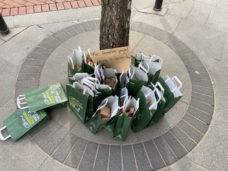 O'Brien's sandwiches for homeless
