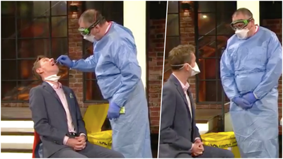 Ryan Tubridy shows first-hand what a Covid-19 test entails live on air