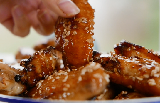 How to make honey glazed wings