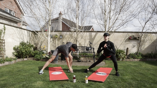 Jack and Caoimhe's couple's workout