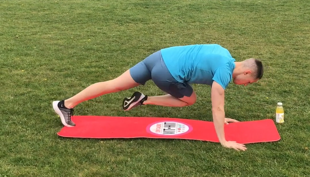 Challenge your mates to see if they can complete this intense home workout