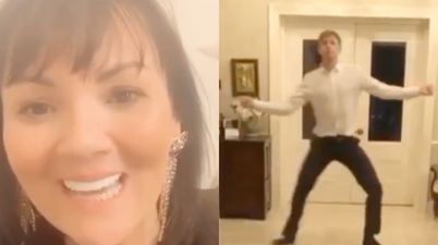 WATCH: Martine McCutcheon responds to Dublin man’s take on that Love Actually dance scene