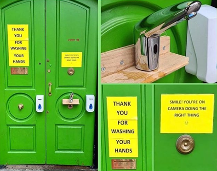 Pantibar issues statement as hand washing station 'vandalised again'