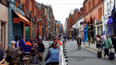 The Dublin pedestrianisation trial has been extended until the end of August