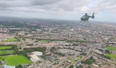 WATCH: Air Corps share dramatic footage from inside yesterday’s flypast over Dublin