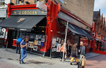 Grogans is holding an art exhibition to support local artists today