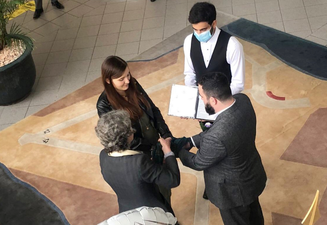 PICS: A couple got married at Dublin Airport today