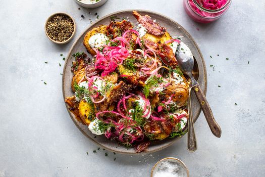 Donal Skehan makes a simple Roast Potato and Crispy Bacon Salad as he talks about returning to Ireland