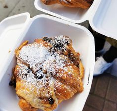 Mince pie croissants are now a thing that exist in Dublin