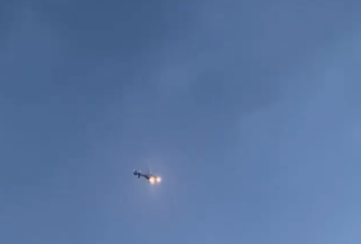 WATCH: Did you spot the helicopter blaring Christmas tunes over Dublin today?