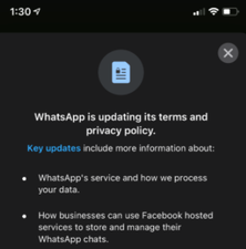WhatsApp sharing users data with Facebook won’t affect Irish users