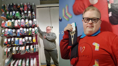 The Irish entrepreneur spreading love through fun socks