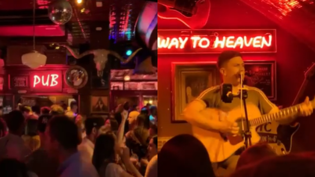 Bad Bobs shares throwback video of crowded bar and we're emotional