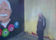 WATCH: Bohs legend’s brilliant reaction to seeing new mural of himself for the first time