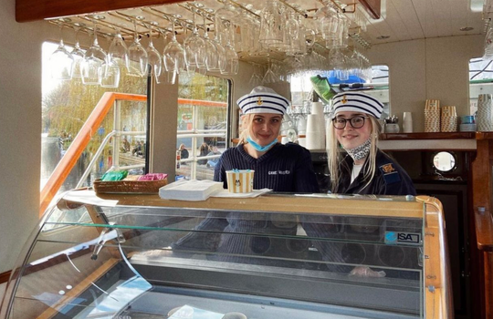 ice-cream and coffee