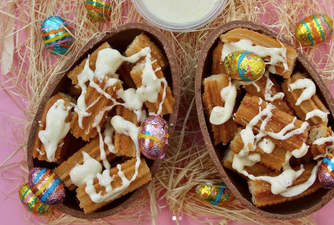 You can sink your teeth into these churro Easter Eggs this weekend