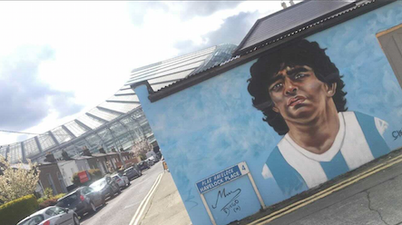 A brilliant Diego Maradona mural has popped up in Dublin