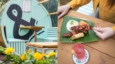 There’s a delicious foodie line up at D-8TE in Roe & Co Distillery’s Cocktail Village