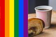 Support the LGBTQ+ community while picking up your morning coffee!