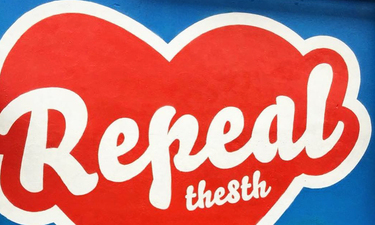 Replica of Maser’s iconic painted over Repeal mural goes on display in IMMA