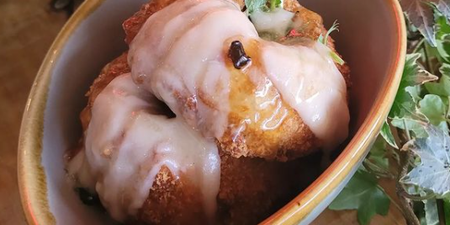 Confit duck stuffed onion rings - here's where to get them!