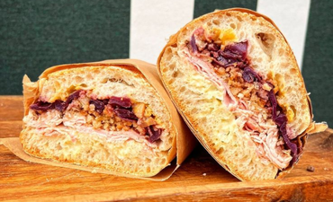 This Baggot Street deli is doing a sambo with Christmas tree mayo!