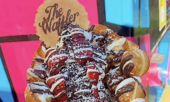 waffle from The Waffler pop-shop in Dundrum