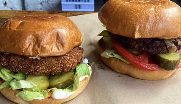 two vegan burgers from vegan sandwich co set to open in rathmines