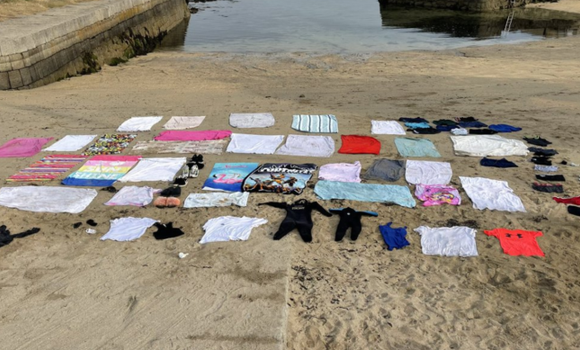 litter beaches weather