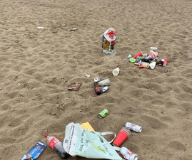 Council deploys ‘additional staff resources’ at Burrow beach following mass littering