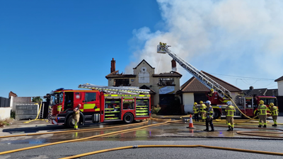 Dublin Fire Brigade tackled a “well developed fire” in Cabra pub last night