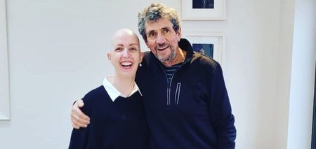 Vicky Phelan’s image projected onto the front of the GPO