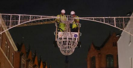 The first of Dublin’s Christmas Lights have gone up