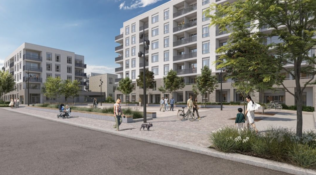 proposed image of the new housing development in inchicore