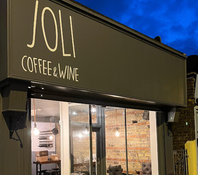 exterior of joli cafe in stoneybatter