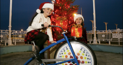 The Dún Laoghaire Christmas lights are being sustainably powered this year