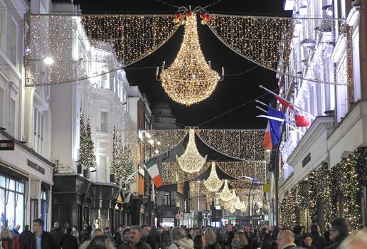 grafton street at christmas