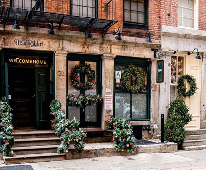 exterior of the dead rabbit bar in new york