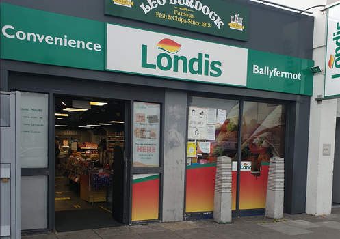 shop front of londis in ballyfermot