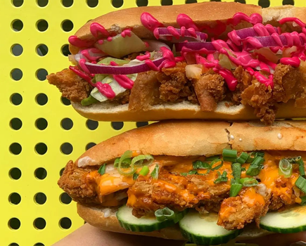 vegan chicken fillet rolls from vface