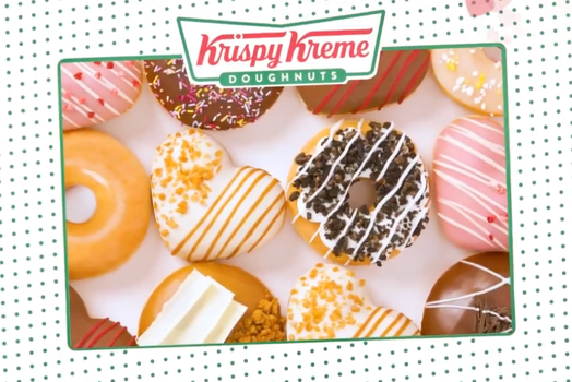 krispy kreme valentine's day range